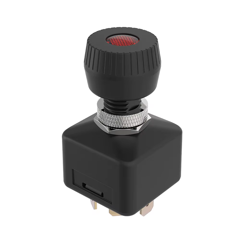 Wholesale 12V Illuminated On/Off Rotary Combination Switch ABS Automotive Parts for All Vehicles in Auto Switches